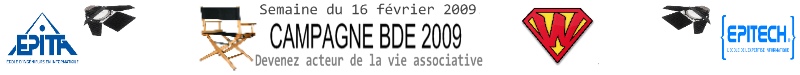Campagne BDE 2009